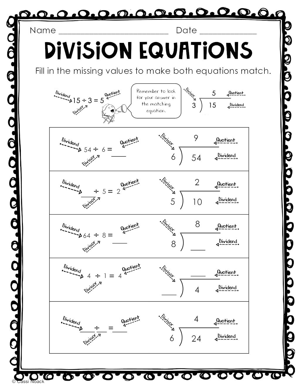Division Strategies Division Equations Minds In Bloom Unlimited Division Strategies Division Equations Minds In Bloom Unlimited