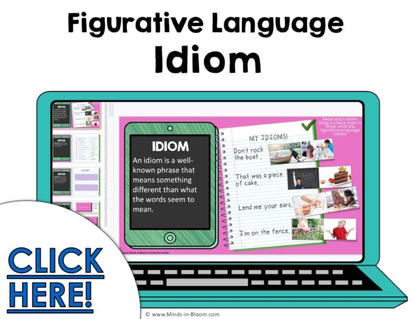 Figurative Language Worksheets and Google Slides - Idiom, Simile ...
