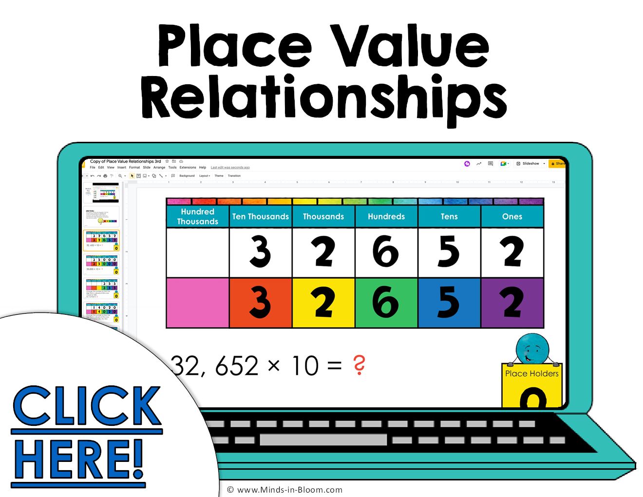 Place Value Relationships - Google Slides Activity - Minds in Bloom ...
