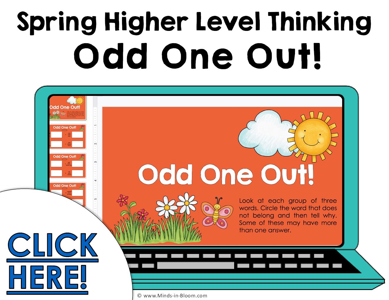 Spring Thinking Puzzles for Grades 3-5 | Digital Google Apps