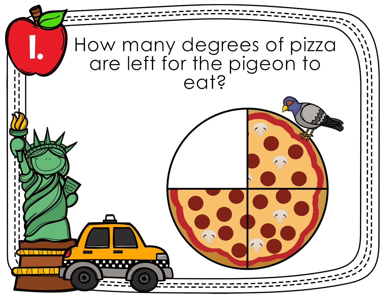 Measuring Angles without a Protractor - Cut out of a circle - Task ...