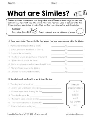 What are similes?