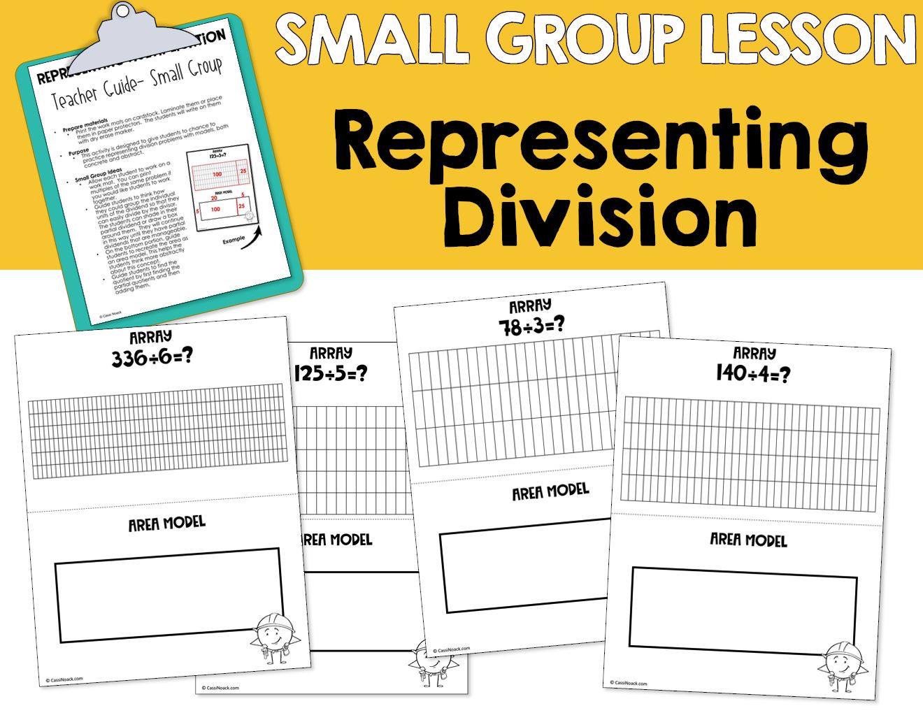 Representing Division - Small Group Lesson - Minds in Bloom Unlimited