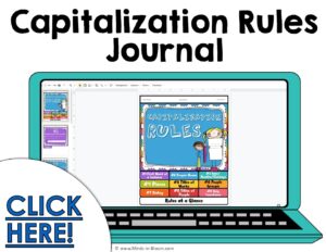 Google Slides - Capitalization Rules Flip Book
