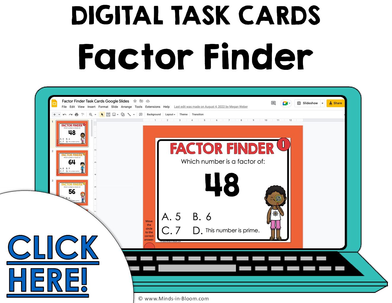 Google Slides - Find the factors (or is it prime) - Minds in Bloom ...