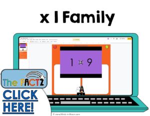 The Factz A Multiplication Game -  FIRE IN THE HOLE - x1 fact family