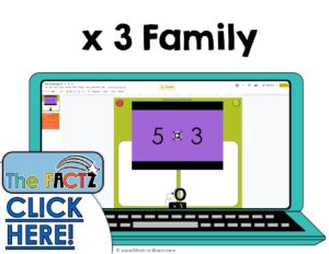The Factz O Multiplication Game -  FIRE IN THE HOLE - x3 fact family