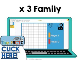 The Factz O Multiplication Game -  NAME IT CLAIM IT - x3 fact family
