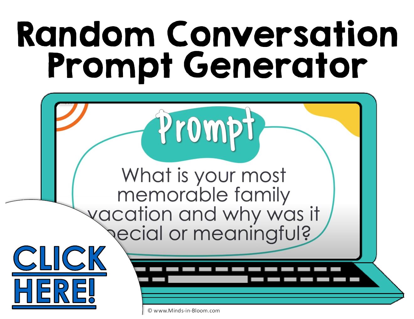 100 Conversation Prompts - Random Prompt Generator Video - Minds in ...