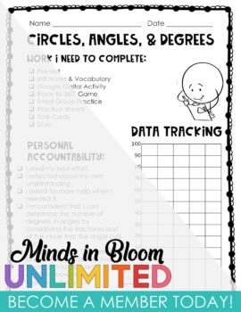Angles, Circles, and Degrees - QUIZ - Minds in Bloom Unlimited