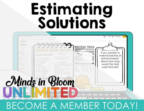 Estimating Solutions - Google Slides Activity - Minds in Bloom Unlimited