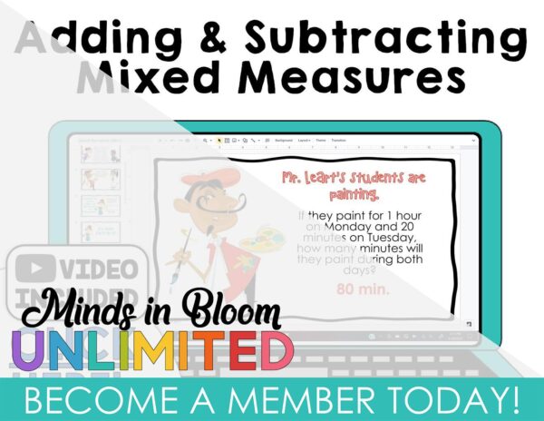 Google Slides - Adding and Subtracting Mixed Measures - Minds in Bloom ...