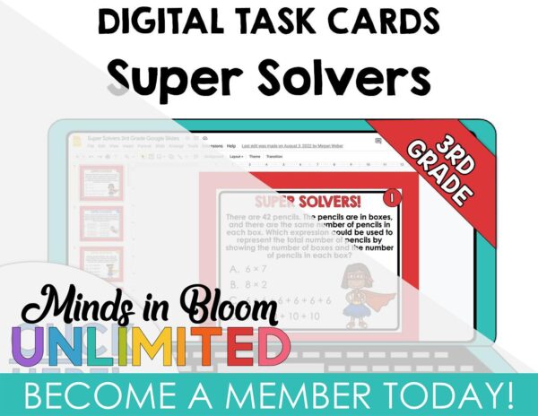 Google Slides - 3rd Grade Math Review - Minds in Bloom Unlimited