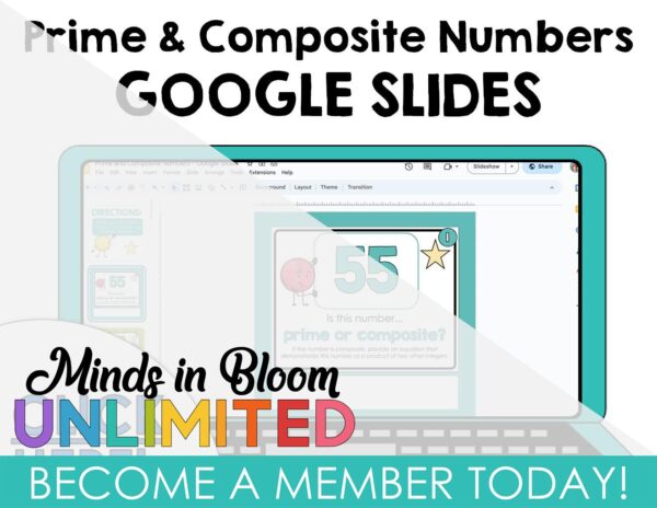 Prime and Composite Numbers - Google Slides - Minds in Bloom Unlimited
